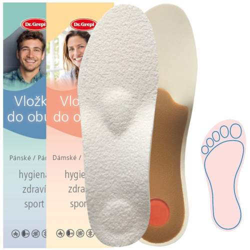 Dr. Grepl 89-2/5 Vložky FLEXI FROTÉ gel 37-38