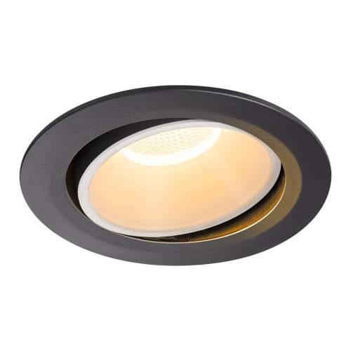 NUMINOS® MOVE DL XL vnitřní LED zápustné stropní svítidlo černá/bílá 2700 K 20° otočné a výkyvné - BIG WHITE (SLV)