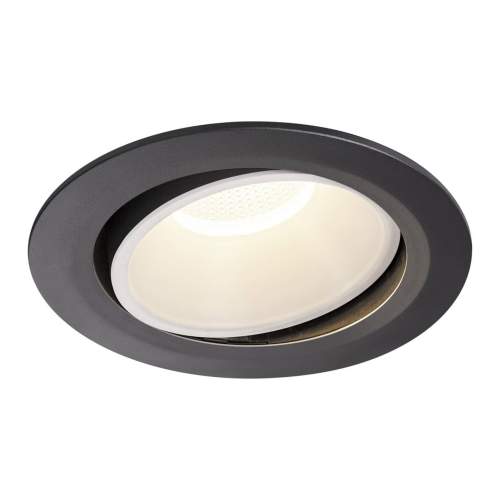 NUMINOS® MOVE DL XL vnitřní LED zápustné stropní svítidlo černá/bílá 4000 K 20° otočné a výkyvné - BIG WHITE (SLV)