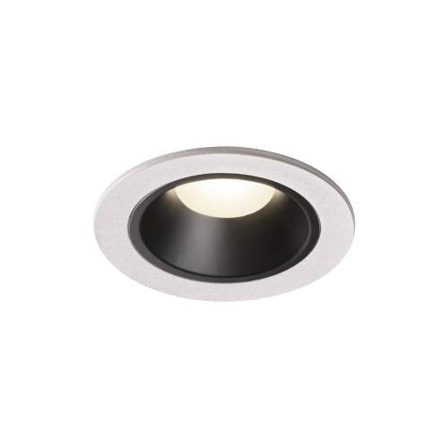 NUMINOS® DL S vnitřní LED zápustné stropní svítidlo bílá/černá 4000 K 20° včetně listových pružin - BIG WHITE (SLV)