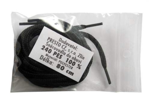 240 PES kulatá tenká 60 cm černá