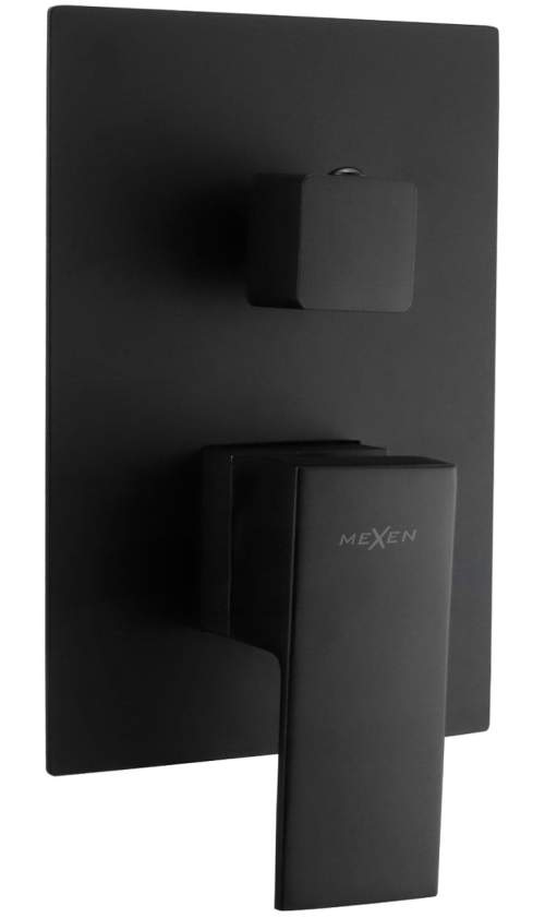 MEXEN Uno podomítková baterie vana-sprcha DR02, černá 71435-70