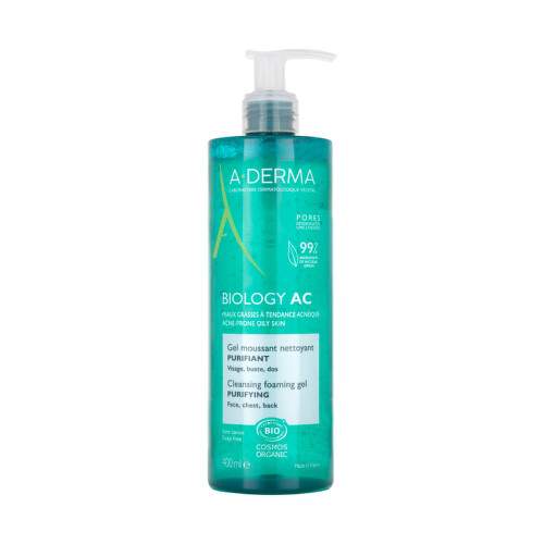 A-derma Biology Ac čisticí Pěnivý Gel 400ml