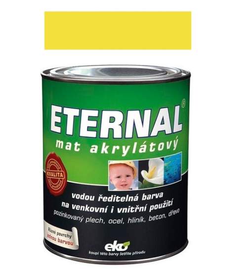 ETERNAL mat akrylátový 0,7 kg světle žlutá 017