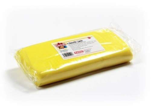 Potahovací hmota 1 Kg - citrónově žlutá - Kelmy