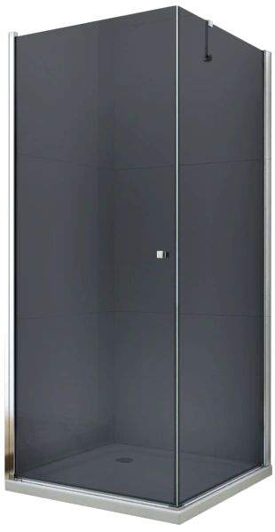 Mexen Pretoria sprchový kout 90x120cm, 6mm sklo, chromový profil-šedé sklo, 852-090-120-01-40
