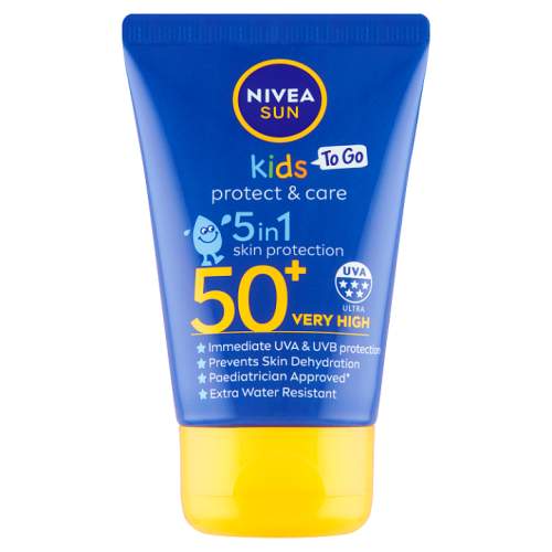 Nivea Sun Kids Protect & Care Sun Lotion 5 in 1 SPF50+ opalovací mléko 5 v 1 50 ml