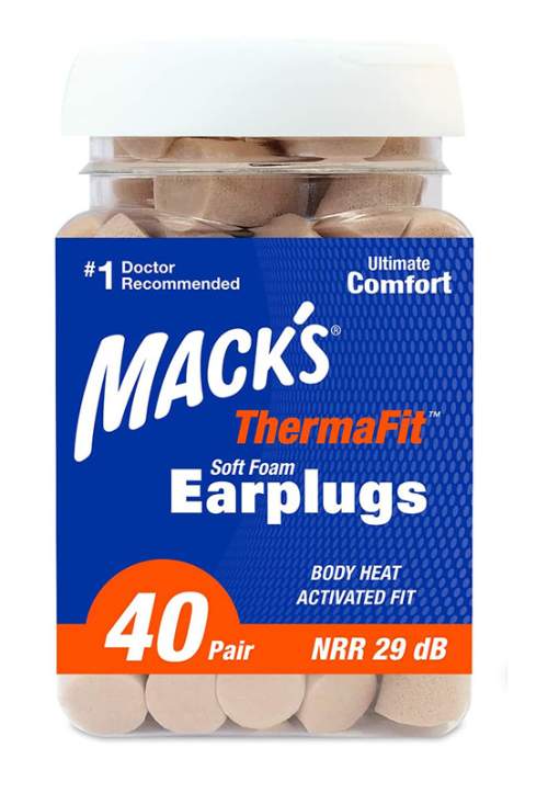 Mack's ThermaFit špunty do uší - 40 párů
