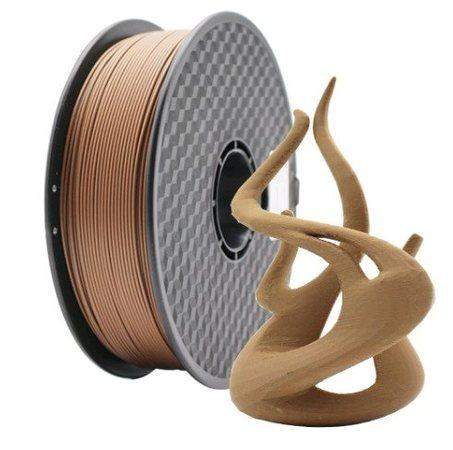 Gembird tisková struna (filament), PLA, 1,75mm, 1kg, přírodní dřevo 3DP-PLA-WD-01-NAT