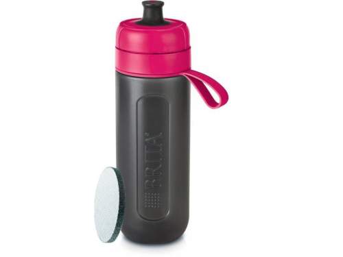 Brita Fill&Go Active filtrační láhev na vodu růžová, 0,6l 1020337
