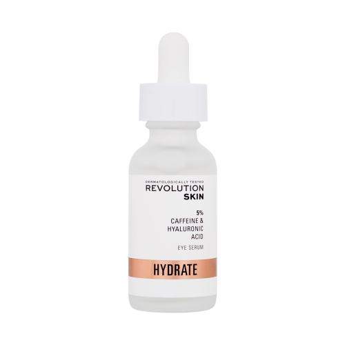 Revolution Skincare Hydrate Caffeine & Hyaluronic Acid Eye Serum hydratační sérum pro unavené oči 30 ml