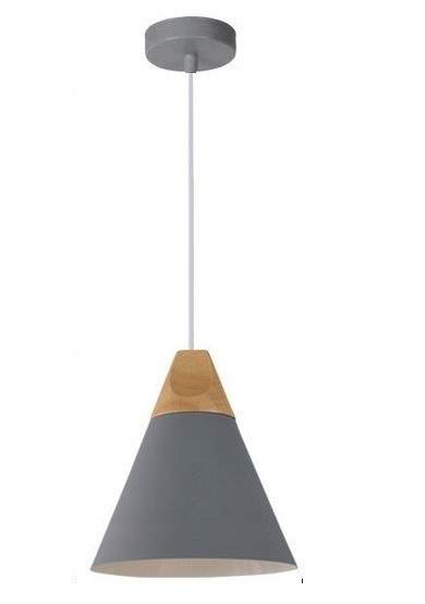 Toolight - Závěsná lampa Scandi A 1xE27, šedá, OSW-00103