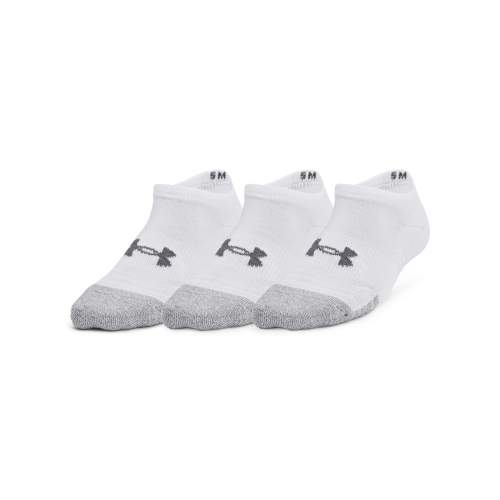Ponožky Under Armour UA Heatgear 3pk No Show Yth - bílá