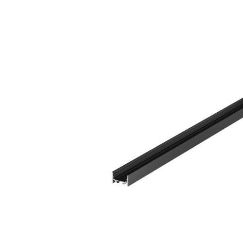 GRAZIA 20 profil na stěnu LED plochý hladký 3m černý - BIG WHITE (SLV)