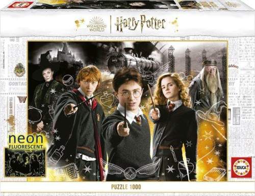 EDUCA Svítící puzzle Harry Potter 1000 dílků