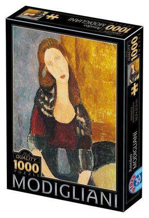 D-TOYS Puzzle Portrét Jeanne Hebuterne 1000 dílků