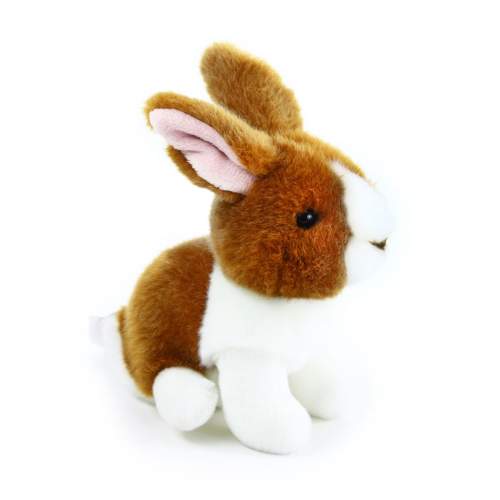RAPPA Plyšový králík sedící 16 cm ECO-FRIENDLY