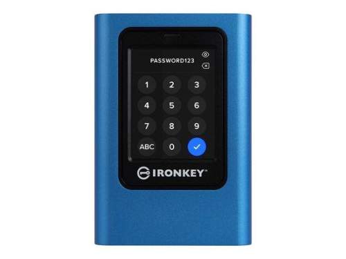 Kingston IronKey VP80/480GB/SSD/Externí/2.5''/Modrá/3R