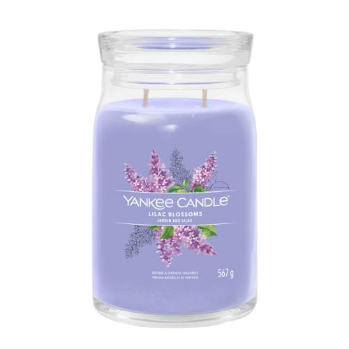 YANKEE CANDLE Lilac Blossoms svíčka 567g / 2 knoty (Signature velký)