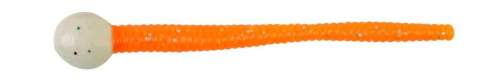 Berkley gumová nástraha powerbait twister mice tail glow orange silver 7,5 cm (13ks v balení)