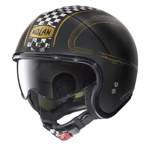 Moto helma Nolan N21 Getaway  Flat Black-Gold  XL (61-62)