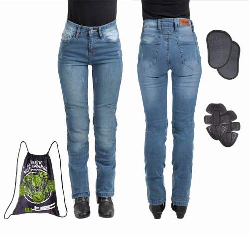 Dámské moto jeansy W-TEC Panimali  modrá  XXL