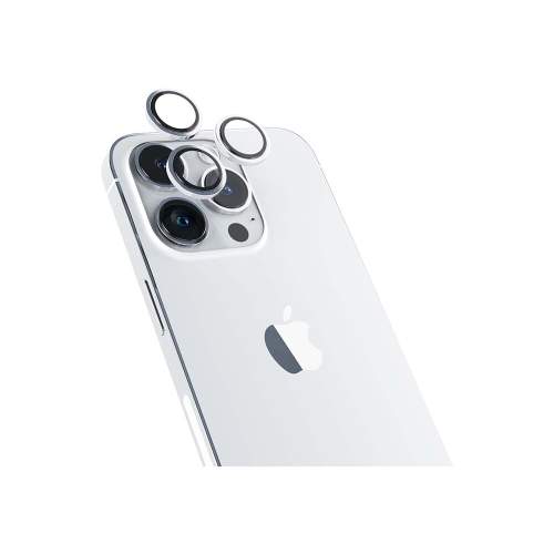 EPICO ochranná sklíčka na čočky kamery Apple iPhone 14 Pro / 14 Pro Max stříbrná