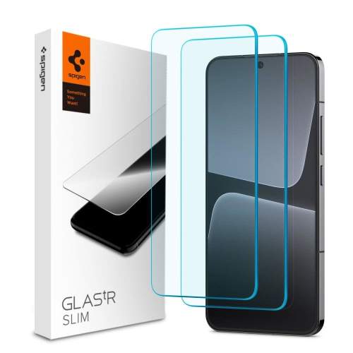 2 x KUSY Tvrzené sklo Spigen Glass.TR Slim Xiaomi 13 Clear