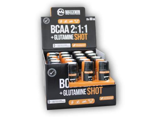 Maxxwin BCAA + Glutamine shot Varianta: 20x60ml-pomeranc