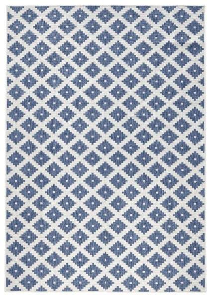 NORTHRUGS - Hanse Home koberce Kusový koberec Twin-Wendeteppiche 103128 blau creme Rozměry koberců: 160x230
