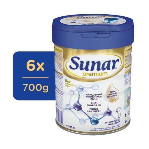 Hero Sunar Premium 1, 6x700g