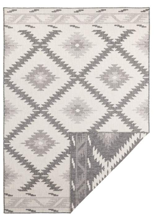 NORTHRUGS - Hanse Home koberce Kusový koberec Twin Supreme 103428 Malibu grey creme - 80x250 cm