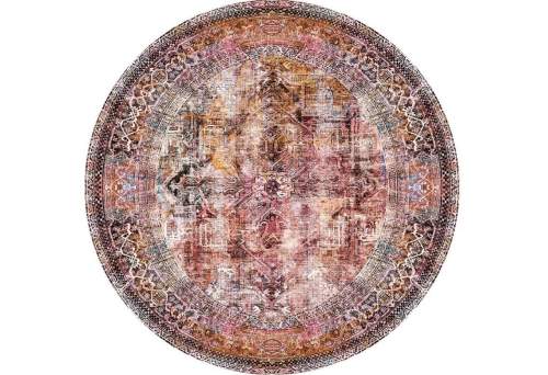 Conceptum Hypnose Kulatý koberec Fusion Chenille 230 cm vícebarevný