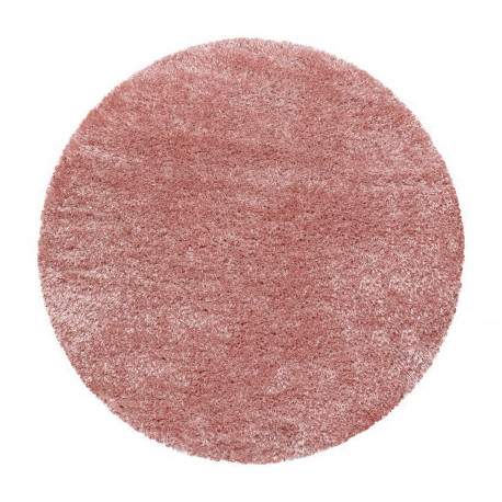 Ayyildiz koberce Kusový koberec Brilliant Shaggy 4200 Rose kruh Rozměry koberců: 200x200 (průměr) kruh