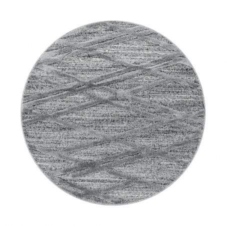 Kusový koberec Pisa 4706 Grey kruh - 200x200 (průměr) kruh cm