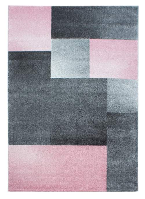 Ayyildiz koberce Kusový koberec Lucca 1810 pink - 160x230 cm Růžová, Velké (190x270 cm a větší), Syntetický (umělý)