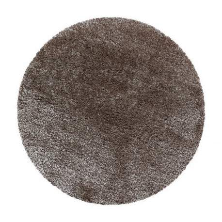 Ayyildiz koberce Kusový koberec Brilliant Shaggy 4200 Taupe kruh Rozměry koberců: 160x160 (průměr) kruh