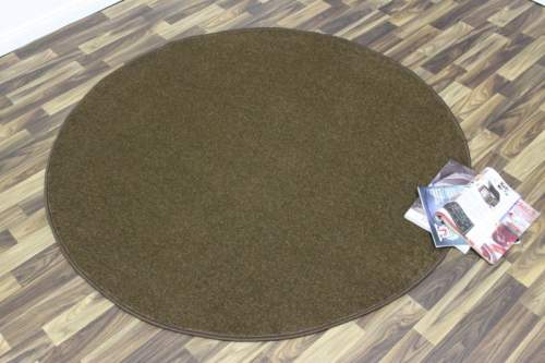 Hanse Home Collection koberce Kusový koberec Nasty 101154 Braun kruh Rozměry koberců: 200x200 (průměr) kruh