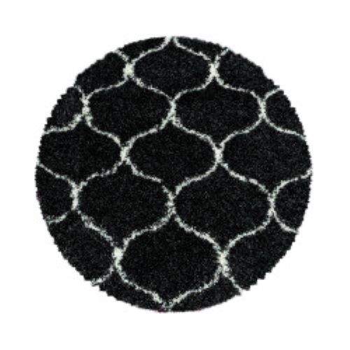 Ayyildiz koberce Kusový koberec Salsa Shaggy 3201 anthrazit kruh Rozměry koberců: 160x160 (průměr) kruh