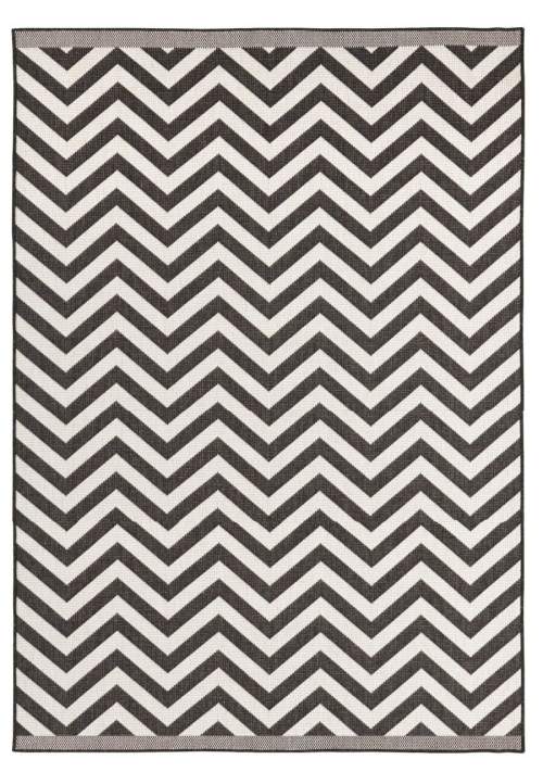 Kusový koberec Twin Supreme 103433 Palma black creme - 80x250 cm