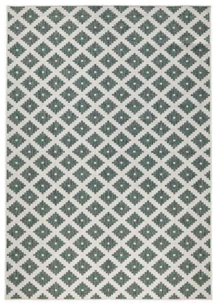 NORTHRUGS - Hanse Home koberce Kusový koberec Twin-Wendeteppiche 103125 grün creme Rozměry koberců: 80x250