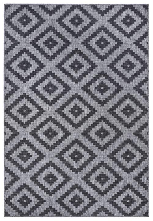 NORTHRUGS - Hanse Home koberce Kusový koberec Twin-Wendeteppiche 105461 Night Silver Rozměry koberců: 80x250