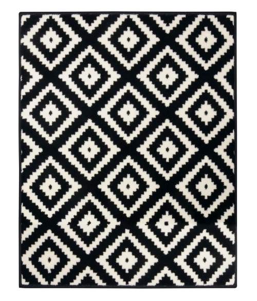 Hanse Home Collection koberce Kusový koberec Hamla 105477 Black Cream Rozměry koberců: 80x300