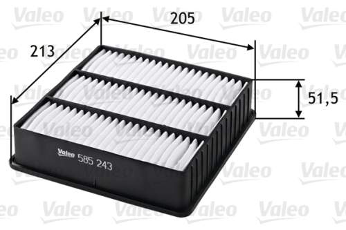 Vzduchový filtr VALEO 585243