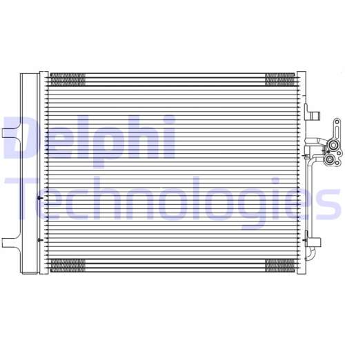 Kondenzátor, klimatizace DELPHI TSP0225689