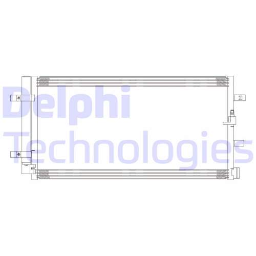 Kondenzátor, klimatizace DELPHI CF20307