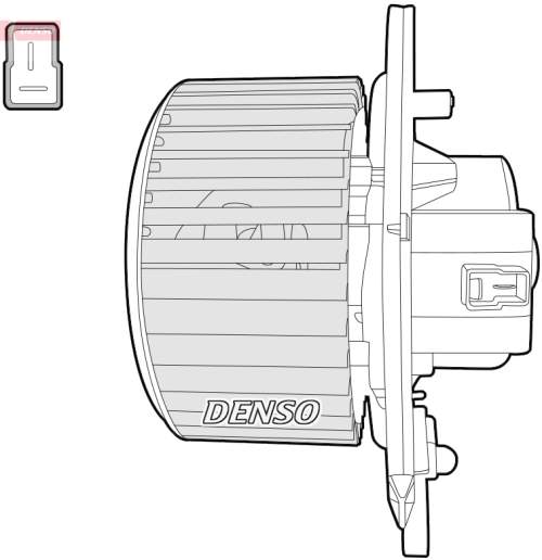 vnitřní ventilátor DENSO DEA12004