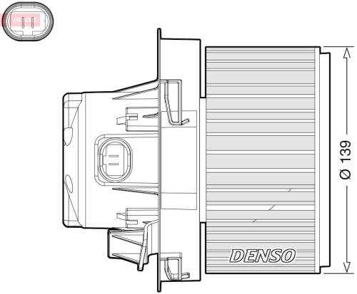 vnitřní ventilátor DENSO DEA21012