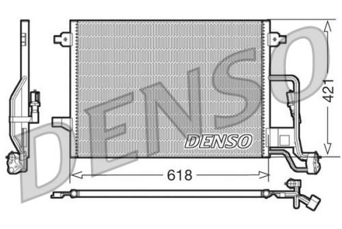 Kondenzátor, klimatizace DENSO DCN32018