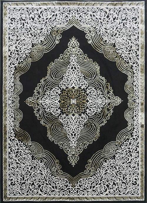 Berfin Dywany Kusový koberec Elite 3935 Black Gold - 160x220 cm